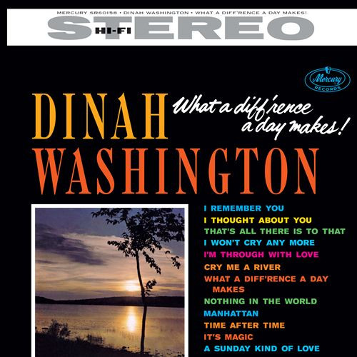 Dinah Washington - What A Diff'rence A Day Makes! | Mercury (SR60158) - main