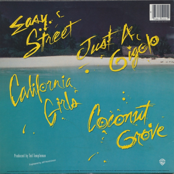 David Lee Roth - Crazy From The Heat | Warner Bros. Records (92 52221) - 2