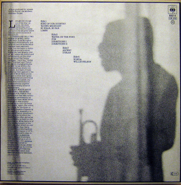 Miles Davis - Directions | CBS (88514) - 3