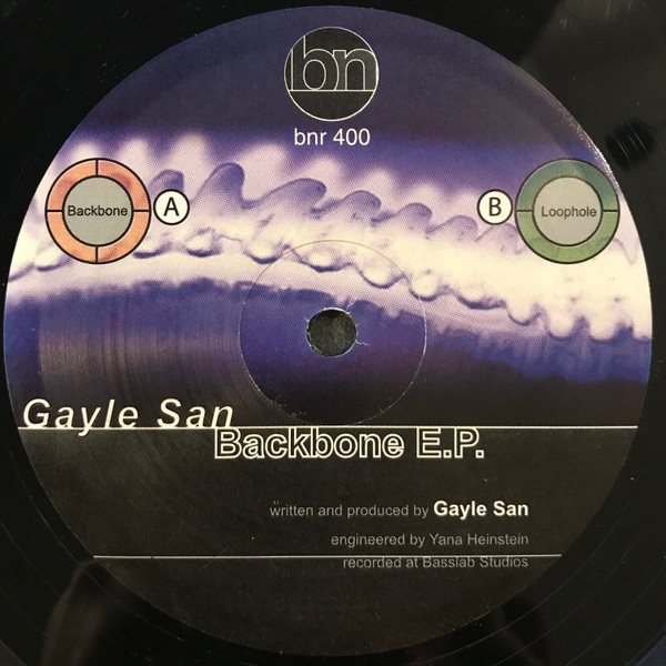 Gayle San - Backbone E.P. | Black Nation Records (bnr 400) Gayle San - Backbone E.P. | Black Nation Records (bnr 400)