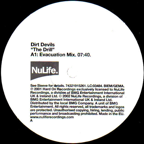 Dirt Devils - The Drill | NuLife (NUX 37) - 3