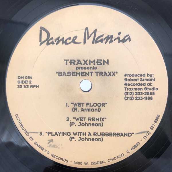 Traxmen - Basement Traxx | Dance Mania (DM 054) - 2