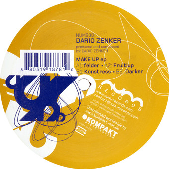Dario Zenker - Make Up EP | Num Records (NUM08)