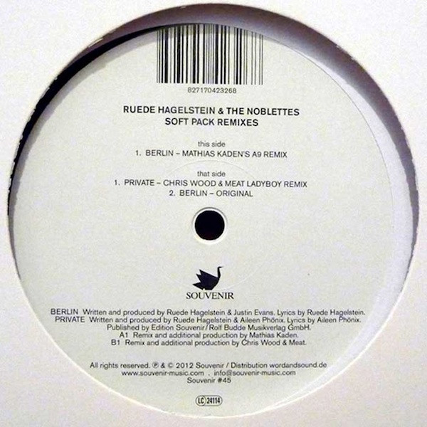 Ruede Hagelstein & The Noblettes - Soft Pack Remixes | Souvenir (Souvenir #45)