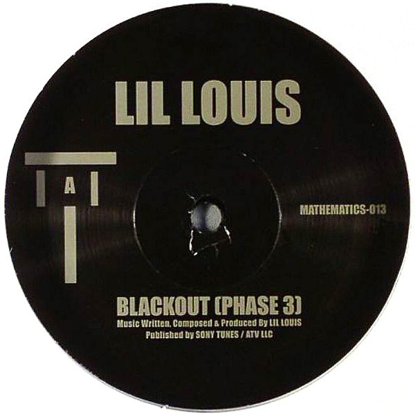 Lil' Louis - Blackout (Phase 3) | Mathematics Recordings (MATHEMATICS-013)