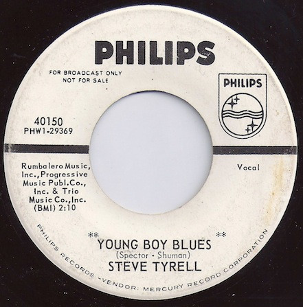Steve Tyrell - Young Boy Blues / A Boy Without A Girl | Philips (40150)