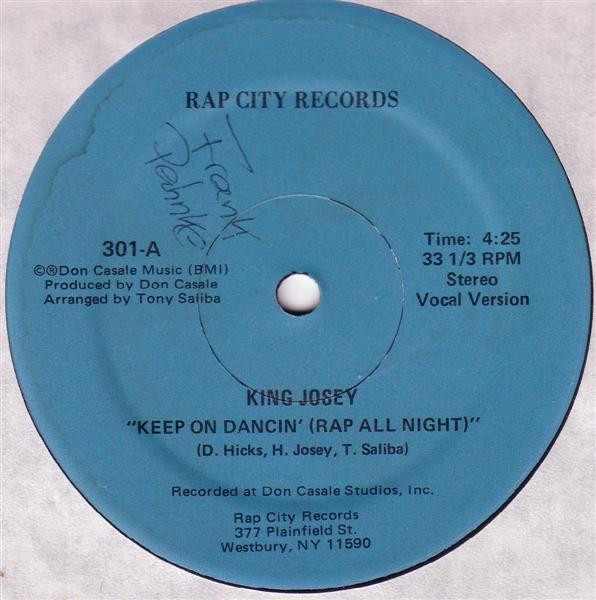 King Josey - Keep On Dancin' (Rap All Night) | Rap City Records (301)
