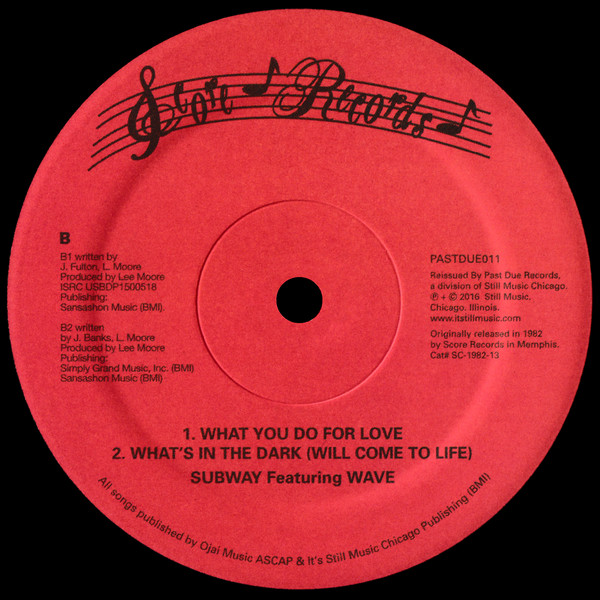 Subway Featuring Wave - Ten Toes Up | Past Due (PASTDUE011) - 2