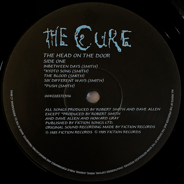 The Cure - The Head On The Door | Fiction Records (0042282723116) - 3 The Cure - The Head On The Door | Fiction Records (0042282723116) - 3