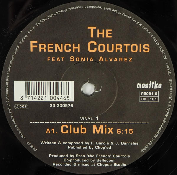 The French Courtois Feat Sonia Alvarez - Realize | Mostiko (23 200576)