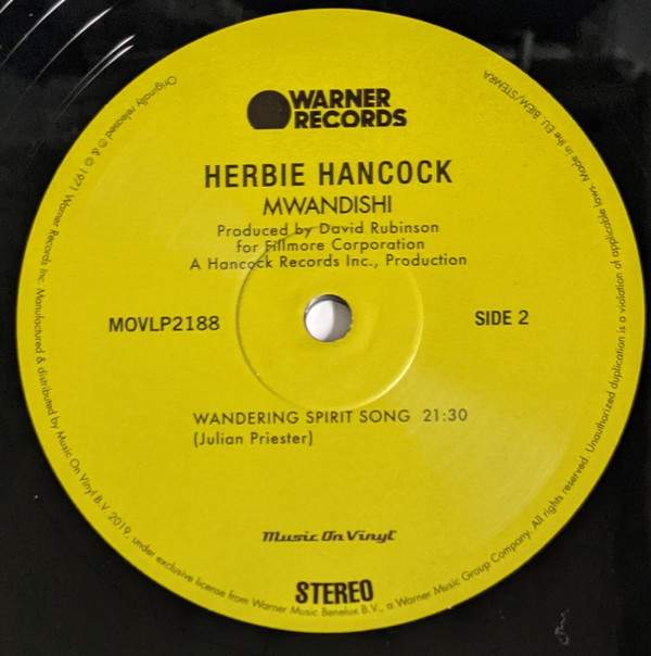 Herbie Hancock - Mwandishi | Music On Vinyl (MOVLP2188) - 3