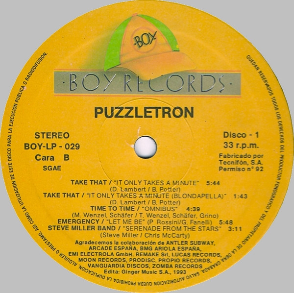 Various - Puzzletron | Boy Records (BOY-LP - 029) - 4 Various - Puzzletron | Boy Records (BOY-LP - 029) - 4