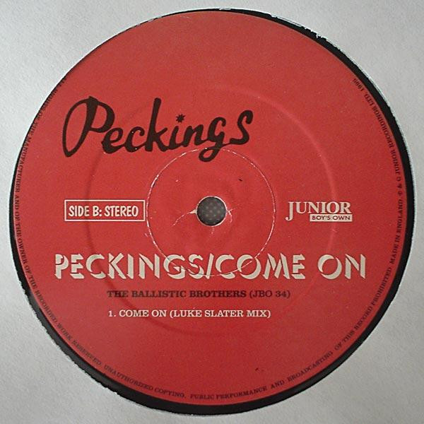 Ballistic Brothers - Peckings / Come On | Junior Boy's Own (JBO 34) - 4
