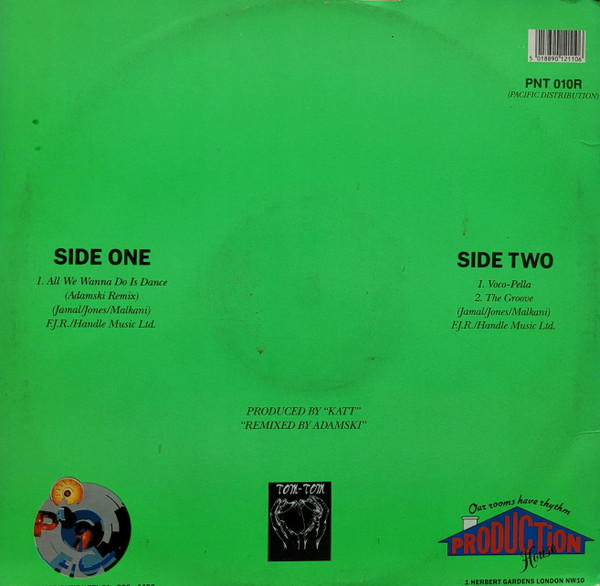 The House Crew Featuring MC Juice - All We Wanna Do Is Dance (Adamski Remix) | Production House (PNT 010R) - 4 The House Crew Featuring MC Juice - All We Wanna Do Is Dance (Adamski Remix) | Production House (PNT 010R) - 4