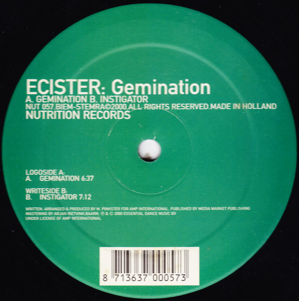 Ecister - Gemination | Nutrition (NUT 057) - 2