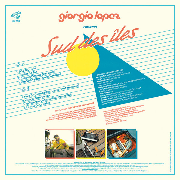 Giorgio Lopez - Giorgio Lopez presents Sud des Îles | Cosmic Romance (CSRM04) - 2