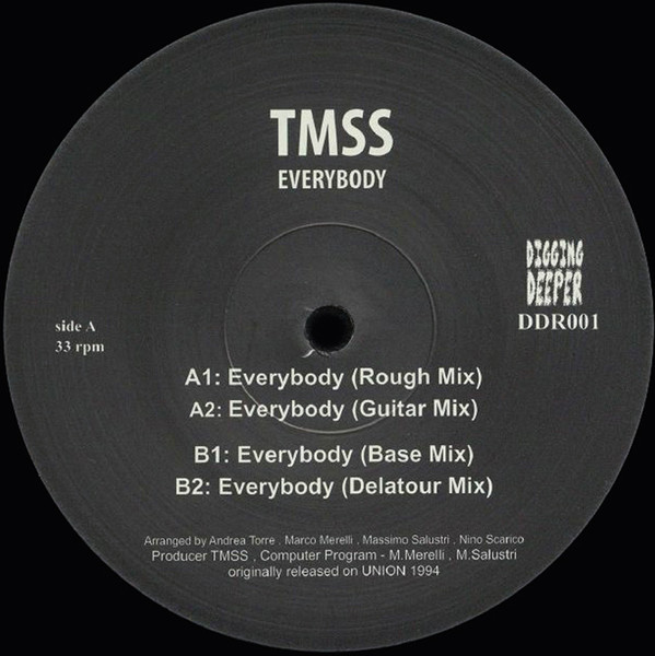 TMSS - Everybody | Digging Deeper Music (DDR001) - main
