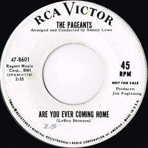 The Pageants - I'm A Victim | RCA Victor (47-8601) - 2