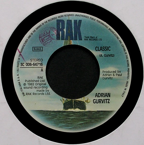 Adrian Gurvitz - Classic | RAK (3C 006-64716) - 3