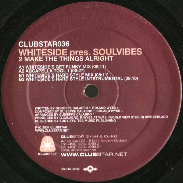Soulvibes - 2 Make The Things Alright | Clubstar (clubstar036)