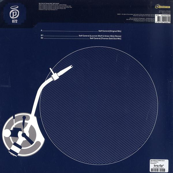 Dim Chris & Thomas Gold - Self Control | Paradise Records (P072)