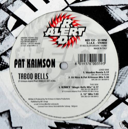 Pat Krimson - Taboo Bells | Red Alert (RED 131)