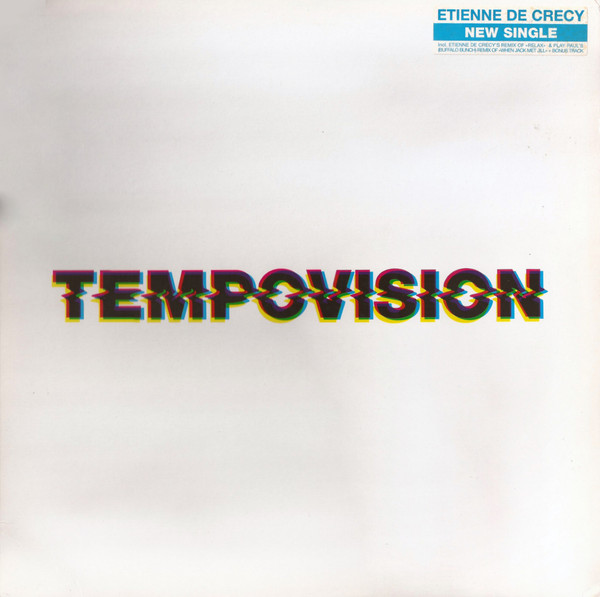 Etienne De Crécy - Tempovision | Disques Solid (SLD 041 EP)