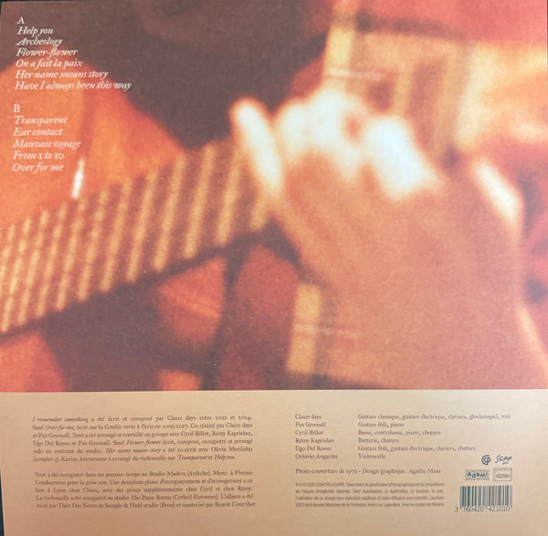 Claire Days - I remember something | Diggers Factory (CONTV1007) - 2