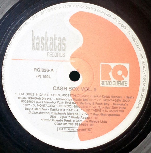 Various - Cash Box Volume 09 | Kaskata's Records (RQI - 026) - 3 Various - Cash Box Volume 09 | Kaskata's Records (RQI - 026) - 3