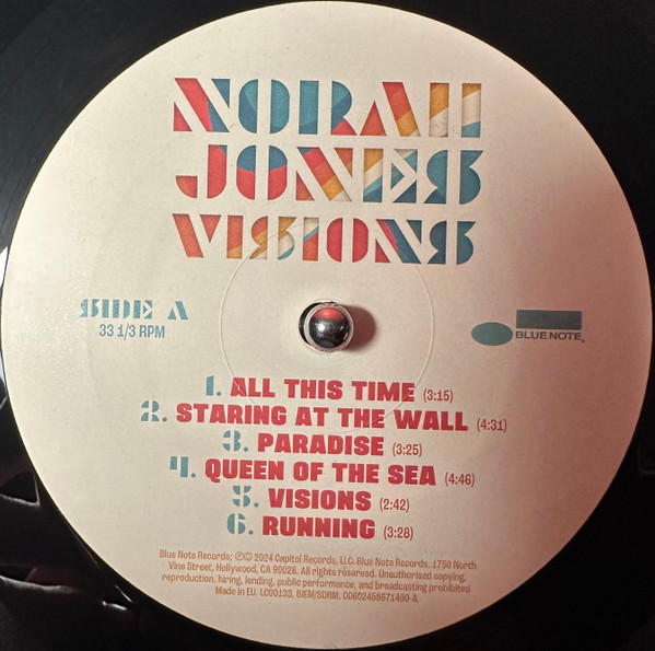 Norah Jones - Visions | Blue Note (00602458671490) - 3 Norah Jones - Visions | Blue Note (00602458671490) - 3