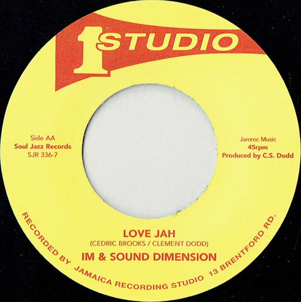 Brentford All Stars / Cedric "Im" Brooks & Sound Dimension - Greedy G / Love Jah | Studio One (SJR 336-7) - 2 Brentford All Stars / Cedric "Im" Brooks & Sound Dimension - Greedy G / Love Jah | Studio One (SJR 336-7) - 2