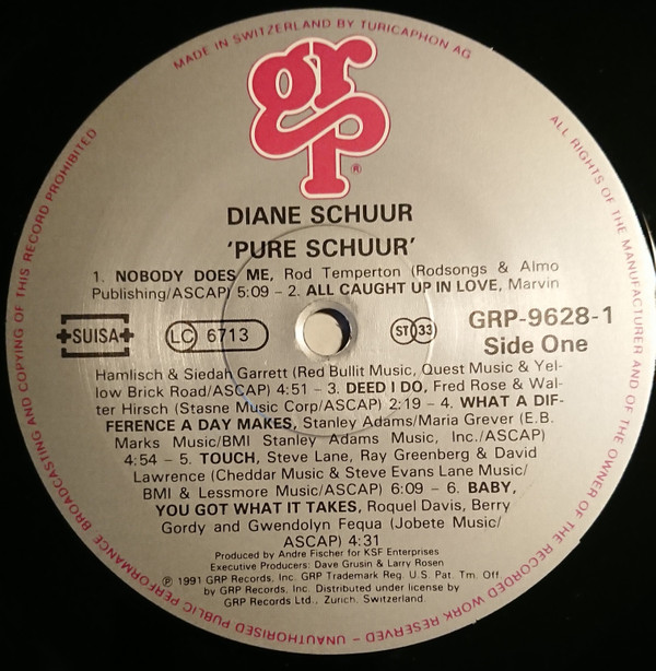 Diane Schuur - Pure Schuur | GRP (GRP-9628-1)