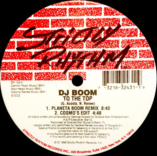 DJ Boom - To The Top | Strictly Rhythm (SR 12431) - 2