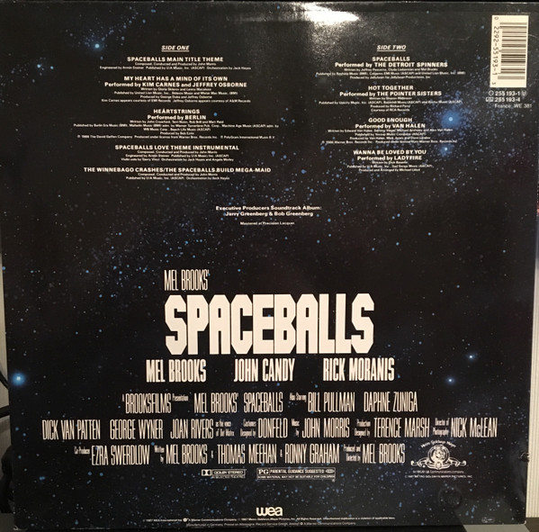 Various - Spaceballs (The Soundtrack) | Wea (255 193-1) - 2