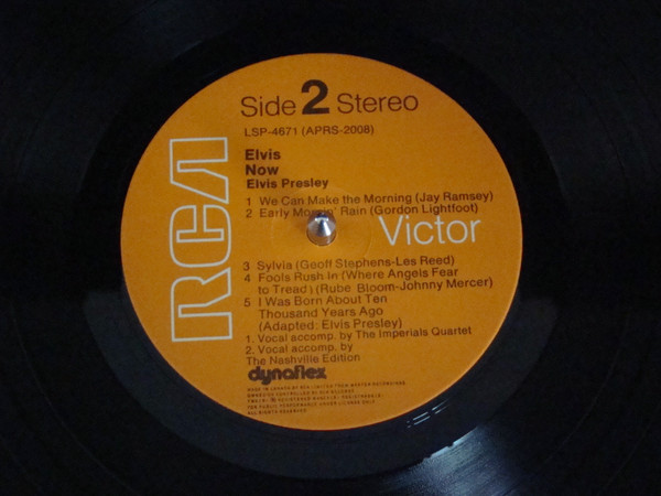 Elvis Presley - Elvis Now | RCA Victor (LSP-4671) - 3