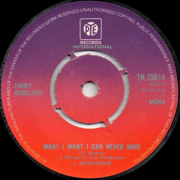 Jimmy Radcliffe - Long After Tonight Is All Over | Pye International (7N 25614) - 2