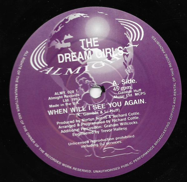 The Dream Girls - When Will I See You Again (Remix) | Almighty Records (ALMY 028 TX) - 3