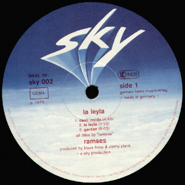 Ramses - La Leyla | Sky Records (sky 002) - 3