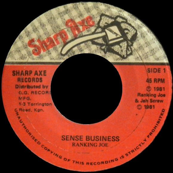 Ranking Joe - Sense Business | Sharp Axe Records (none) - main