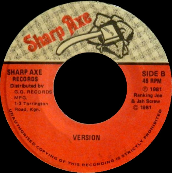 Ranking Joe - Sense Business | Sharp Axe Records (none) - 2