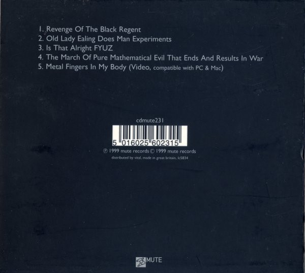 Add N To - Revenge Of The Black Regent | Mute (cdmute231) - 2