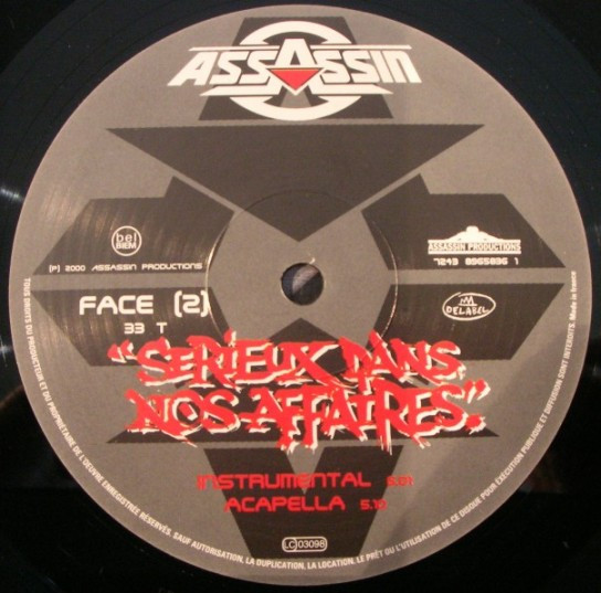 Assassin - Serieux Dans Nos Affaires | Assassin Productions (8 96583 6) - 3