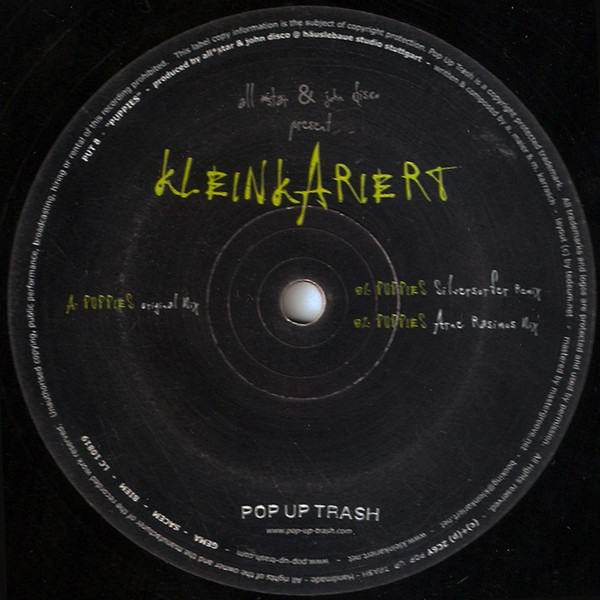 Kleinkariert - Puppies | Pop Up Trash (PUT8)