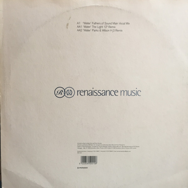 Fathers Of Sound Featuring Sharon May Linn - Water | Renaissance (REN 001) - 4