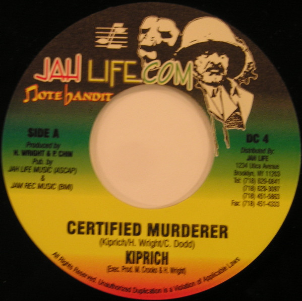 Kiprich - Certified Murderer | Jah Life Com (DC 4) - main