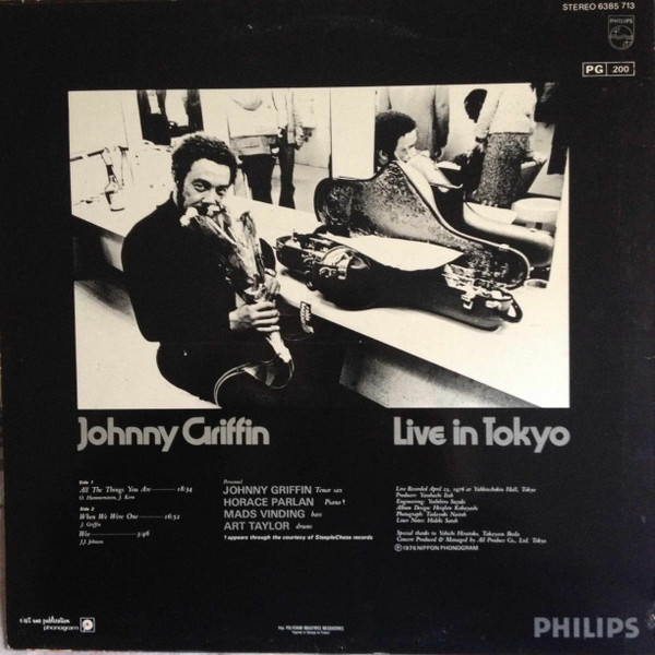 Johnny Griffin - Live In Tokyo | Philips (6385 713) - 2
