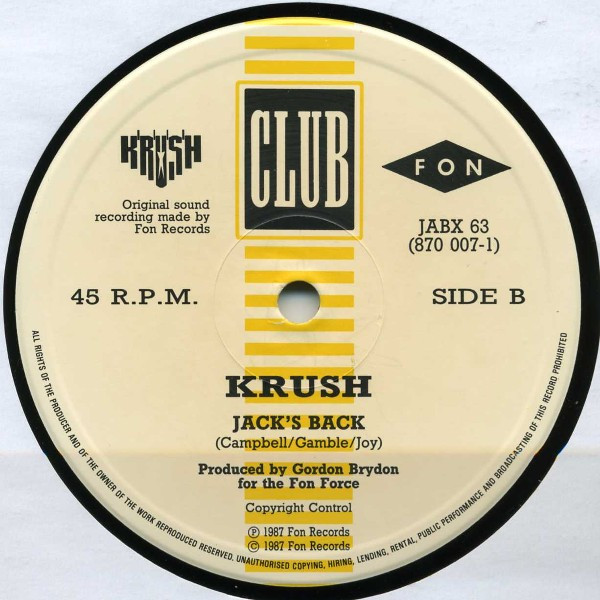 Krush - House Arrest (The Beat Is The Law) | Club (JABX 63) - 4 Krush - House Arrest (The Beat Is The Law) | Club (JABX 63) - 4