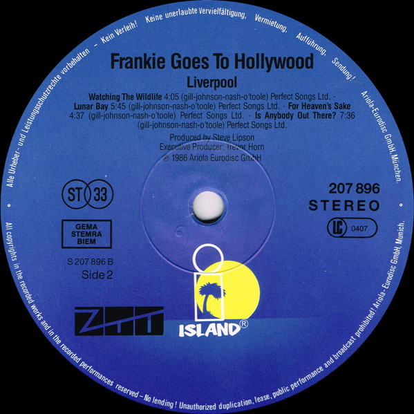Frankie Goes To Hollywood - Liverpool | Island Records (207 896) - 4