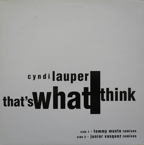 Cyndi Lauper - That's What I Think | Epic (XPR 1981)