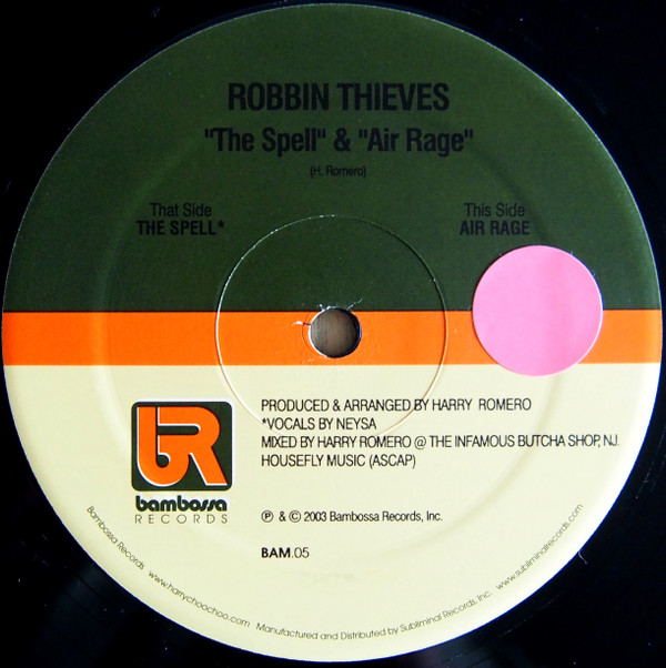 Robbin Thieves - The Spell / Air Rage | Bambossa Records (BAM 05) - 3